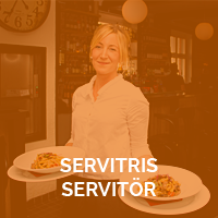 Servitris/servitör